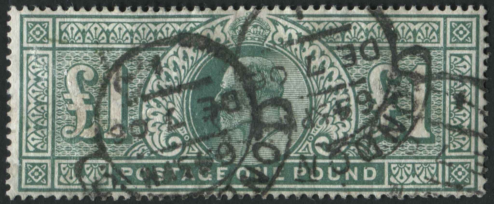 SG266 1 dull Green fine with parts of 2 London Hooded circles