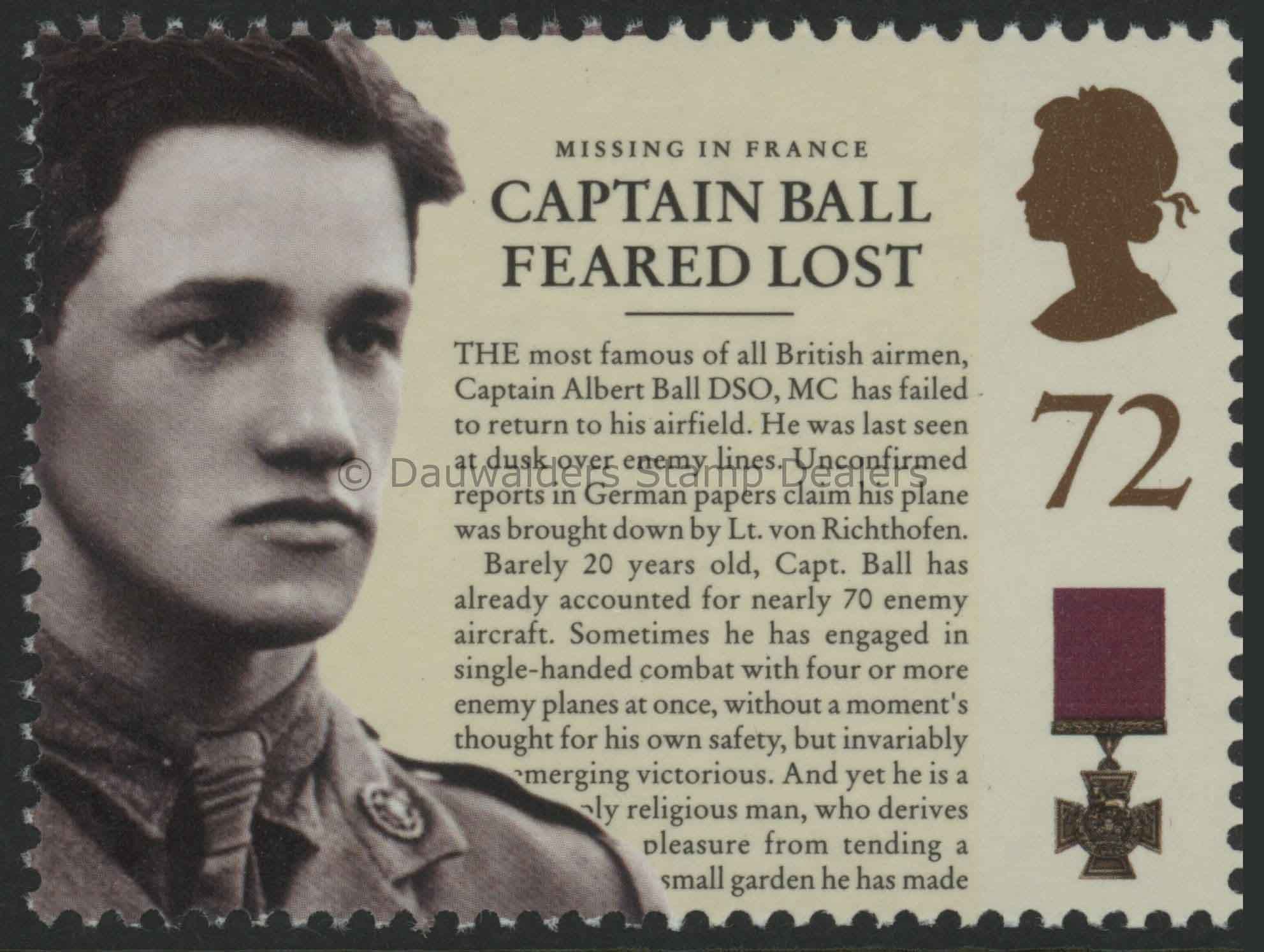 SG2663 72p, Captain Ball 2006 150th Anniv, Victoria