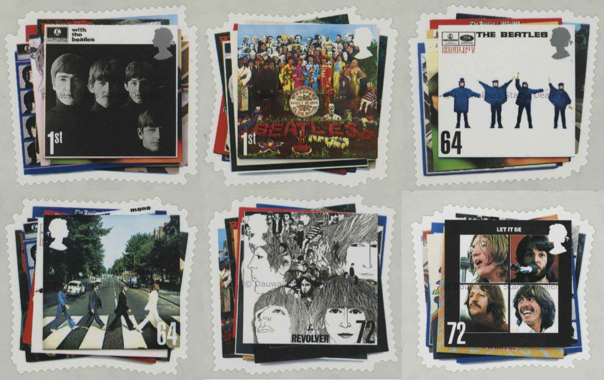 SG2686-2691 Set of 6 2007 The Beatles S/A