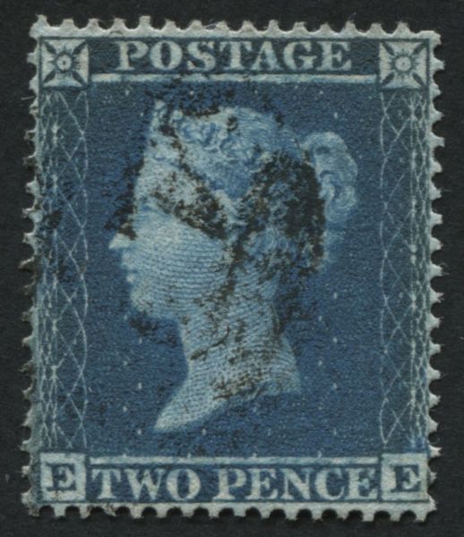 SG27 2d Blue EE, exceptionally good centering VF/U