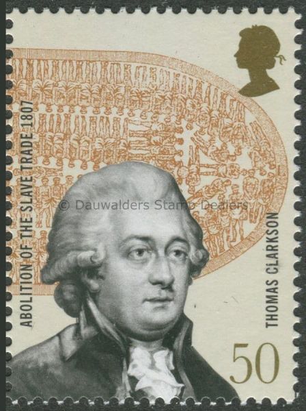 SG2731 50p Thomas Clarkson 2007 Abolition of the Slave