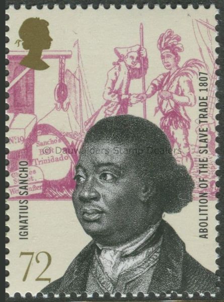 SG2733 72p Ignatius Sancho 2007 Abolition of the Slave