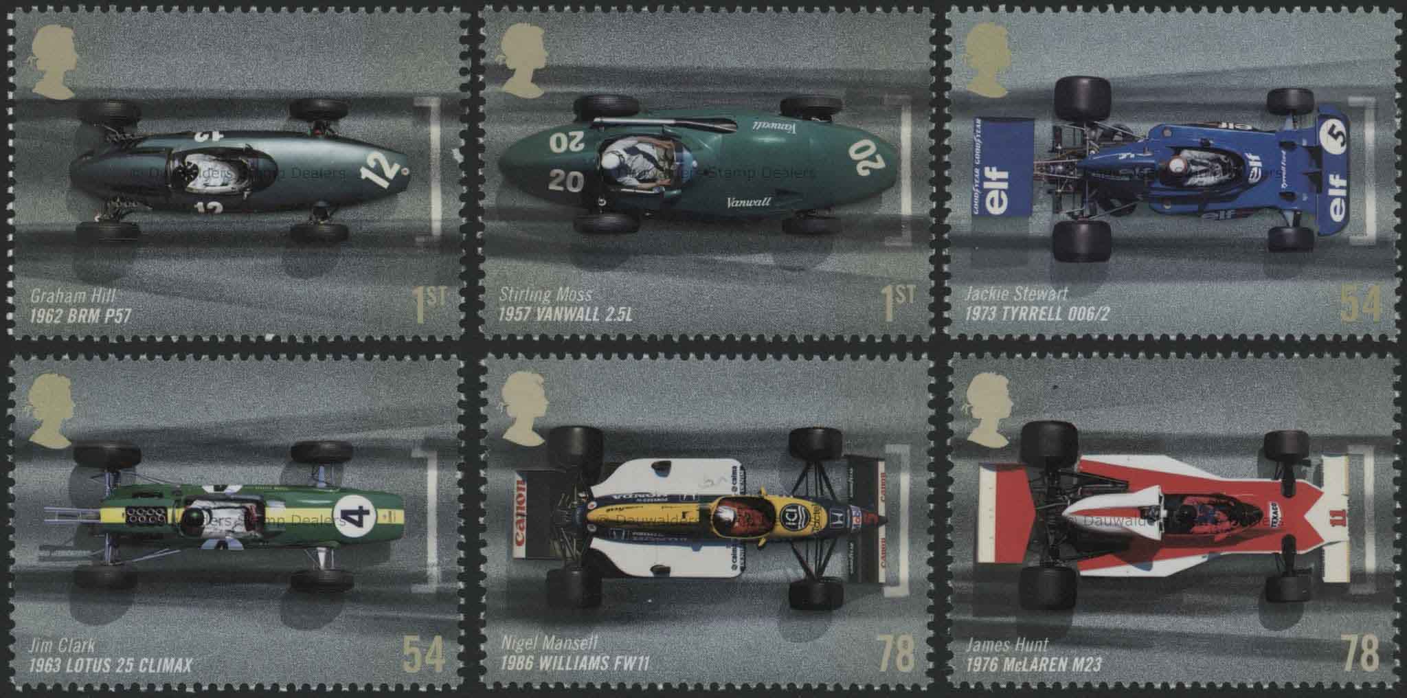 SG2744-2749 Set of 6 2007 Grand Prix