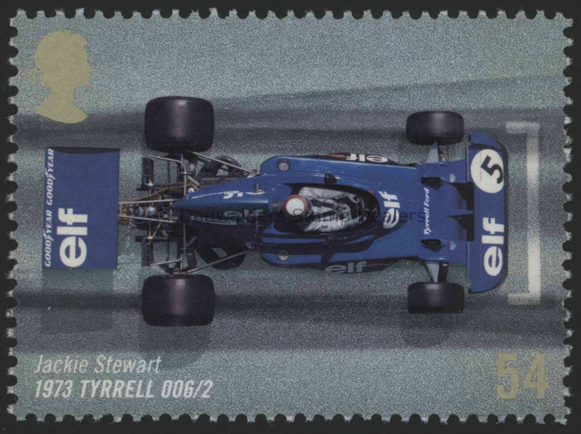 SG2747 54p Jackie Stewart 2007 Grand Prix