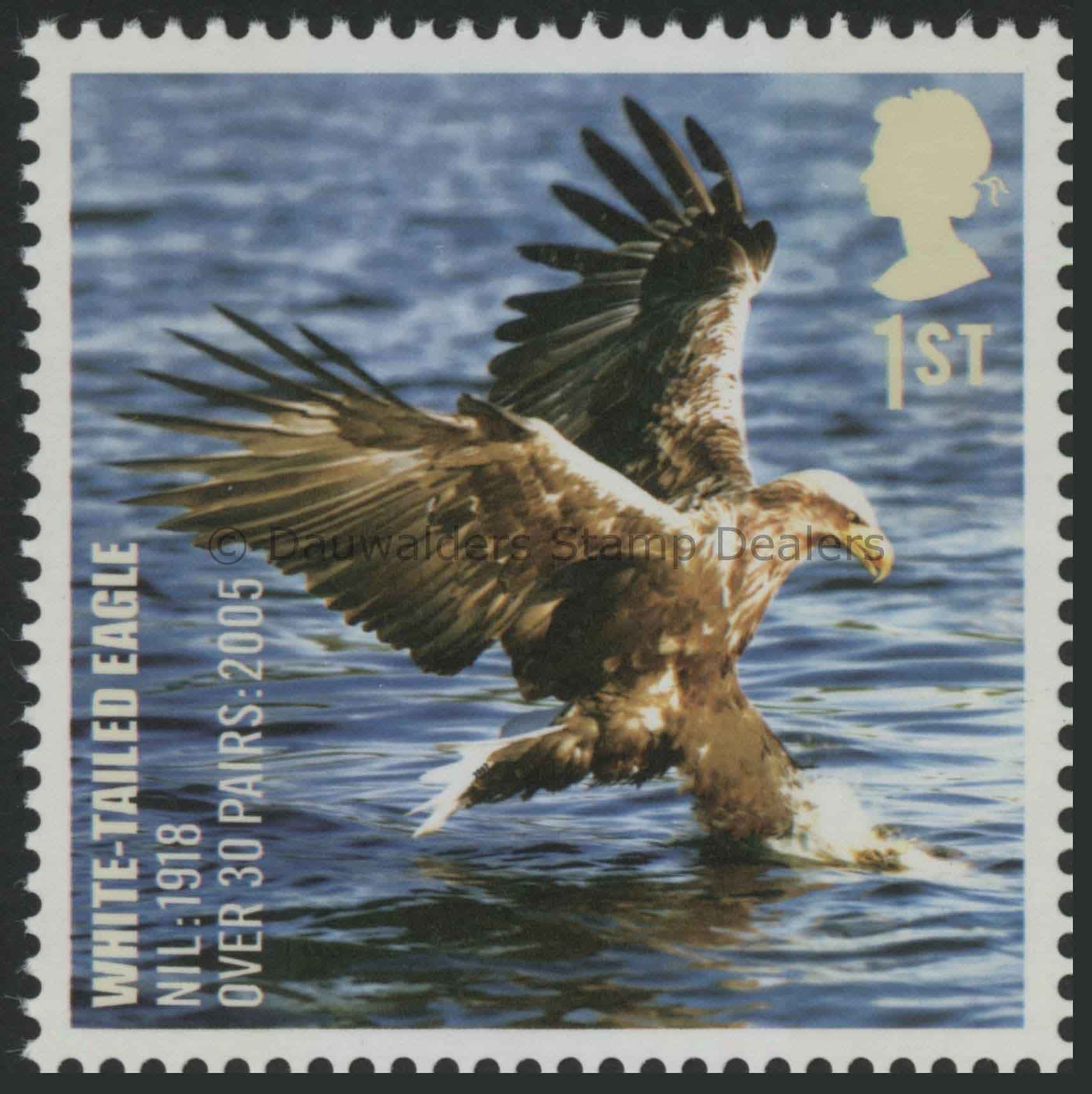 SG2764 1st White Tailed Eagle 2007 Endangered Species Birds