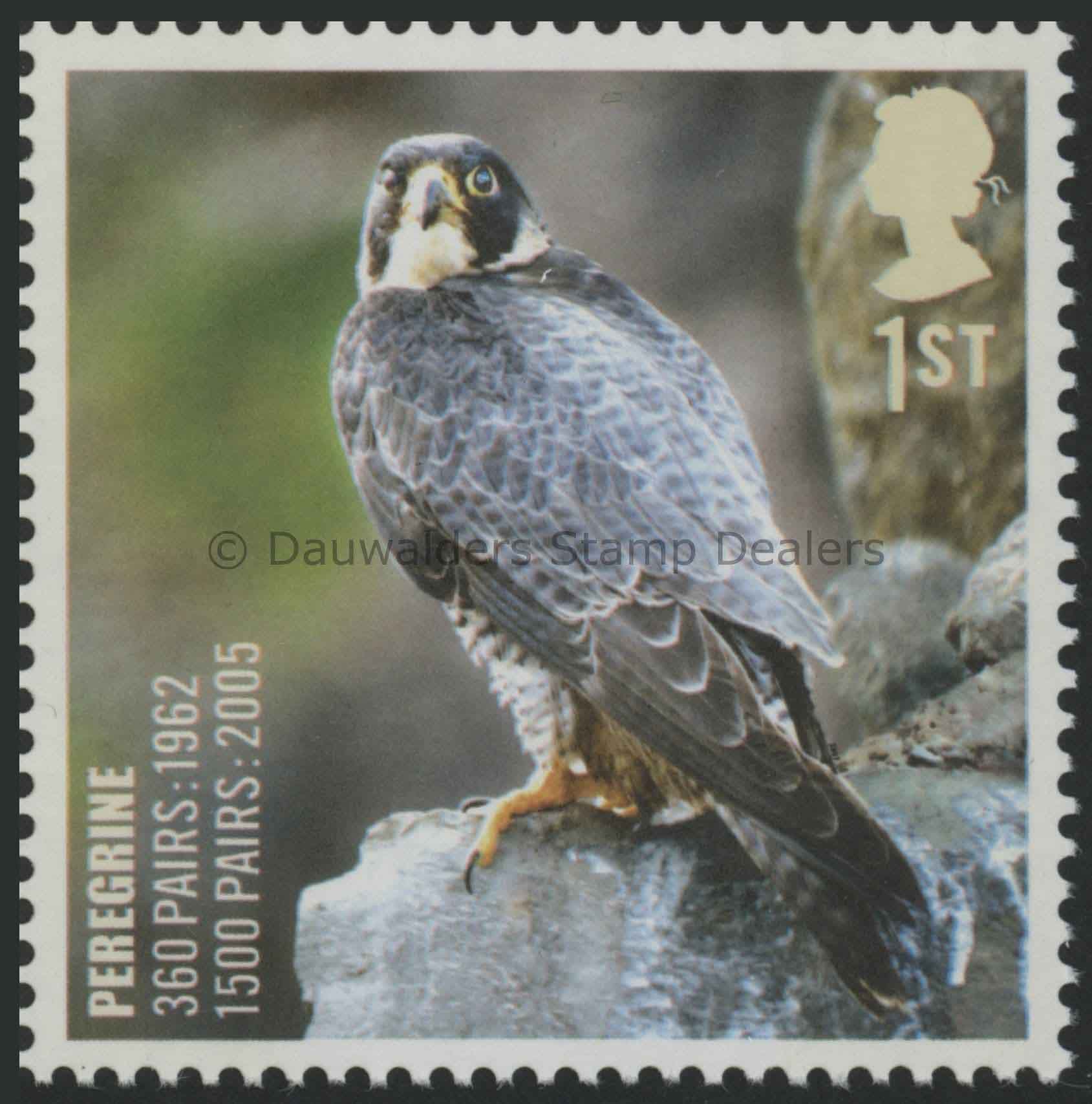 SG2773 1st Peregrine Falcon 2007 Endangered Species Birds