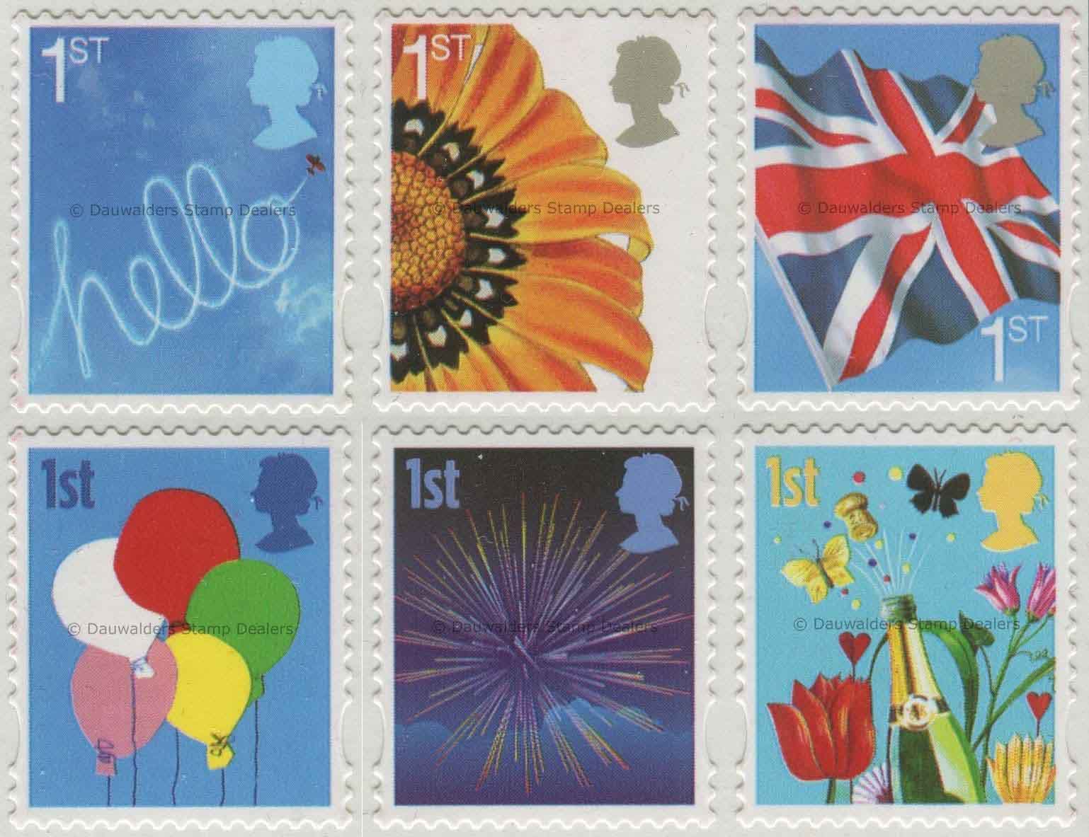 SG2819-2824 Smilers Booklet Stamps 2008 Houses of Lancaster