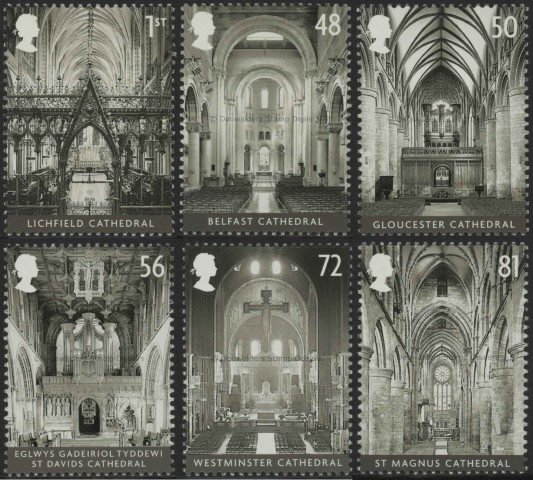 SG2841-2846 Set of 6 2008 Cathedrals