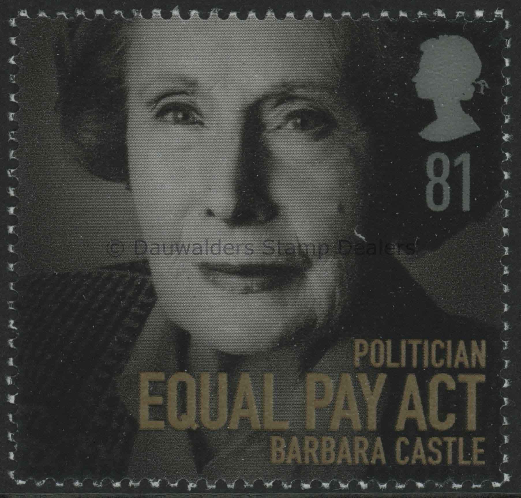 SG2875 81p Barbara Castle 2008 Women of Distinction