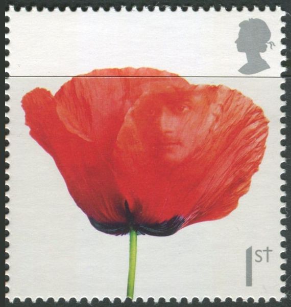 SG2885 1st Soldiers Face in Poppy 2008 90th Anniv. Of Armistice