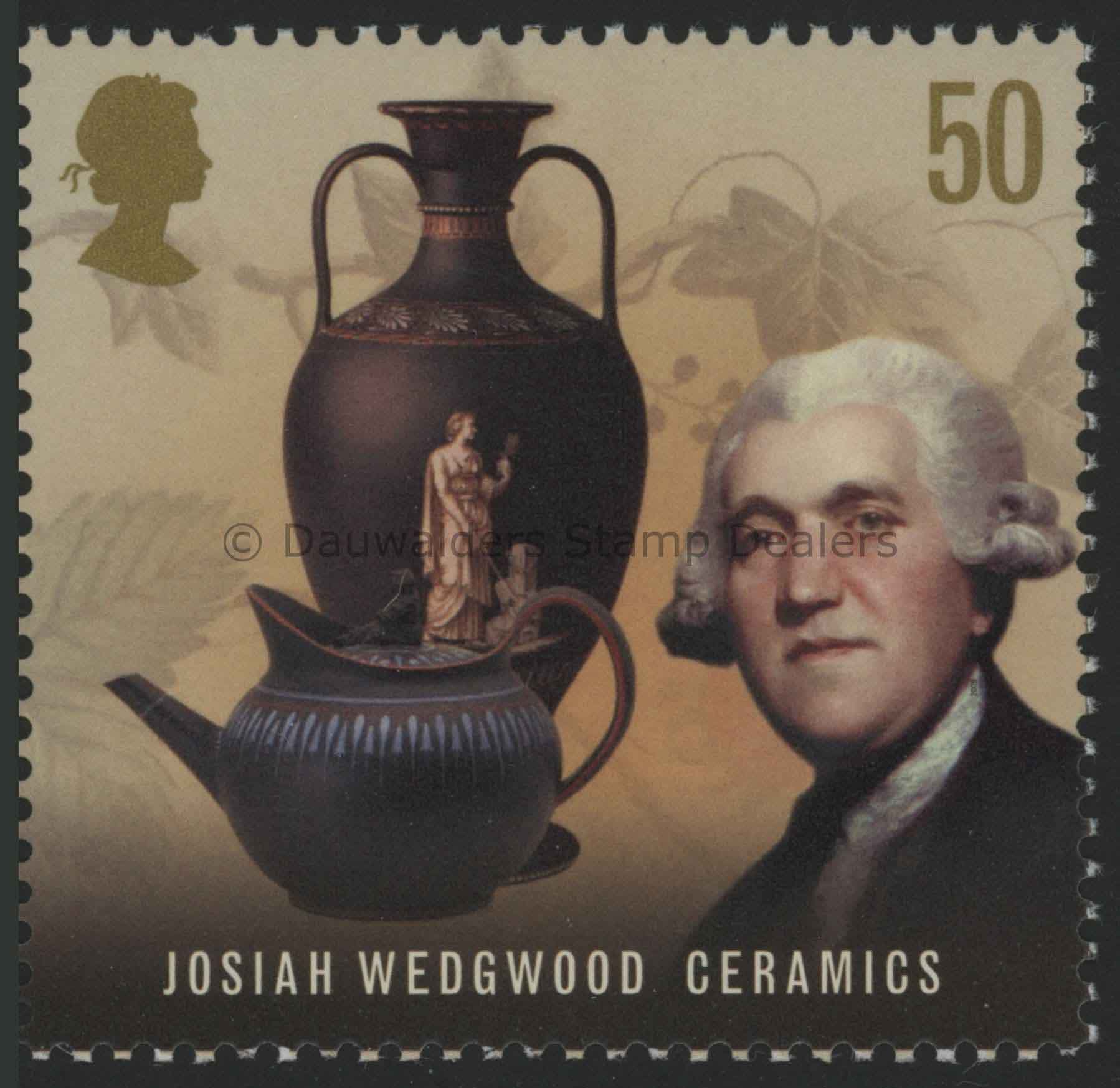 SG2919 50p J. Wedgewood 2009 Industrial Revolution