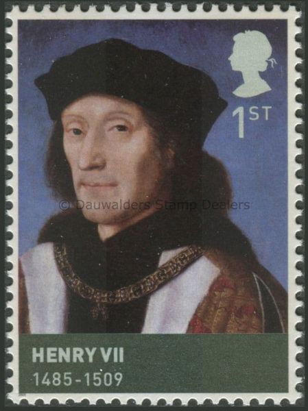 SG2924 1st Henry VII 2009 House of Tudor