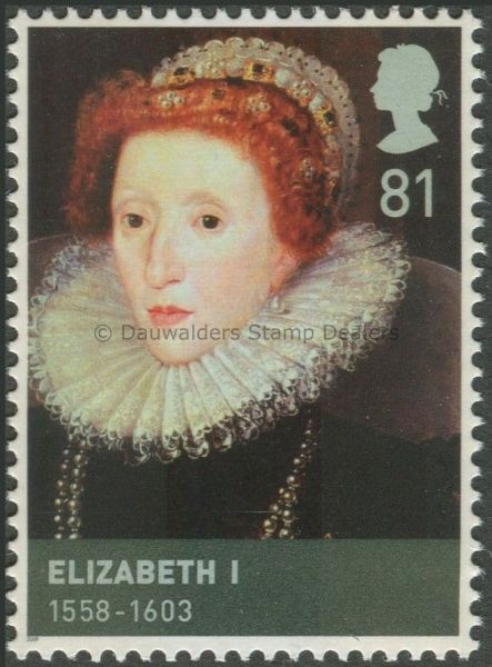 SG2929 81p Queen Elizabeth I 2009 House of Tudor