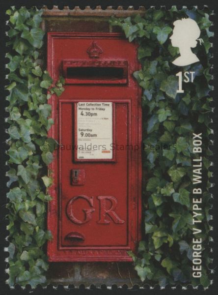 SG2950 1st  KGV Type B Wall 2009 Postboxes (1st series)