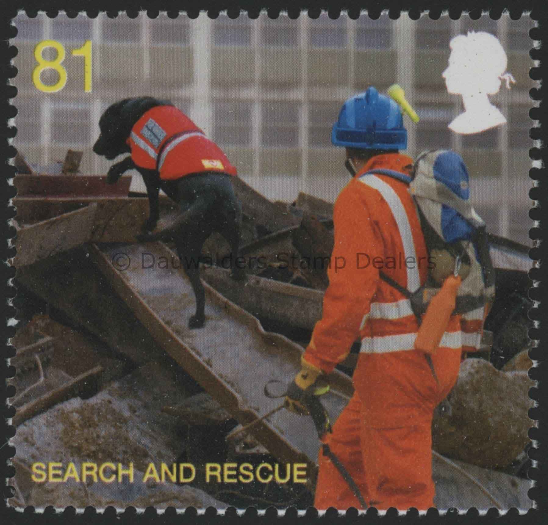 SG2962 81p Search and Rescue 2009 Fire and Rescue Service