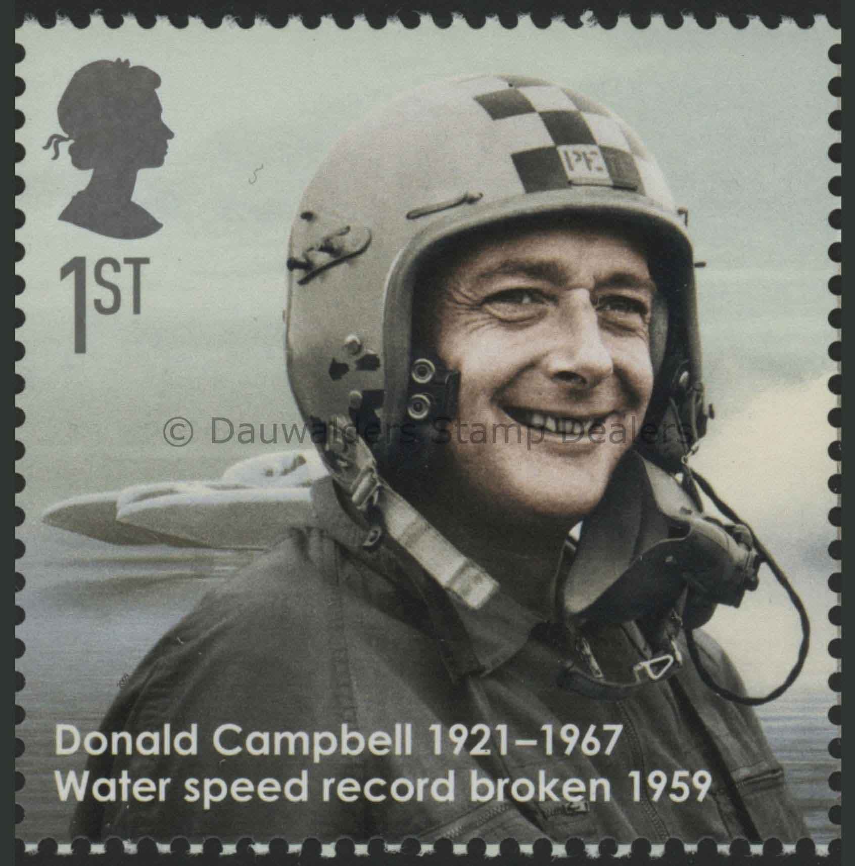 SG2977 1st D Cambell 2009 Eminent Britons