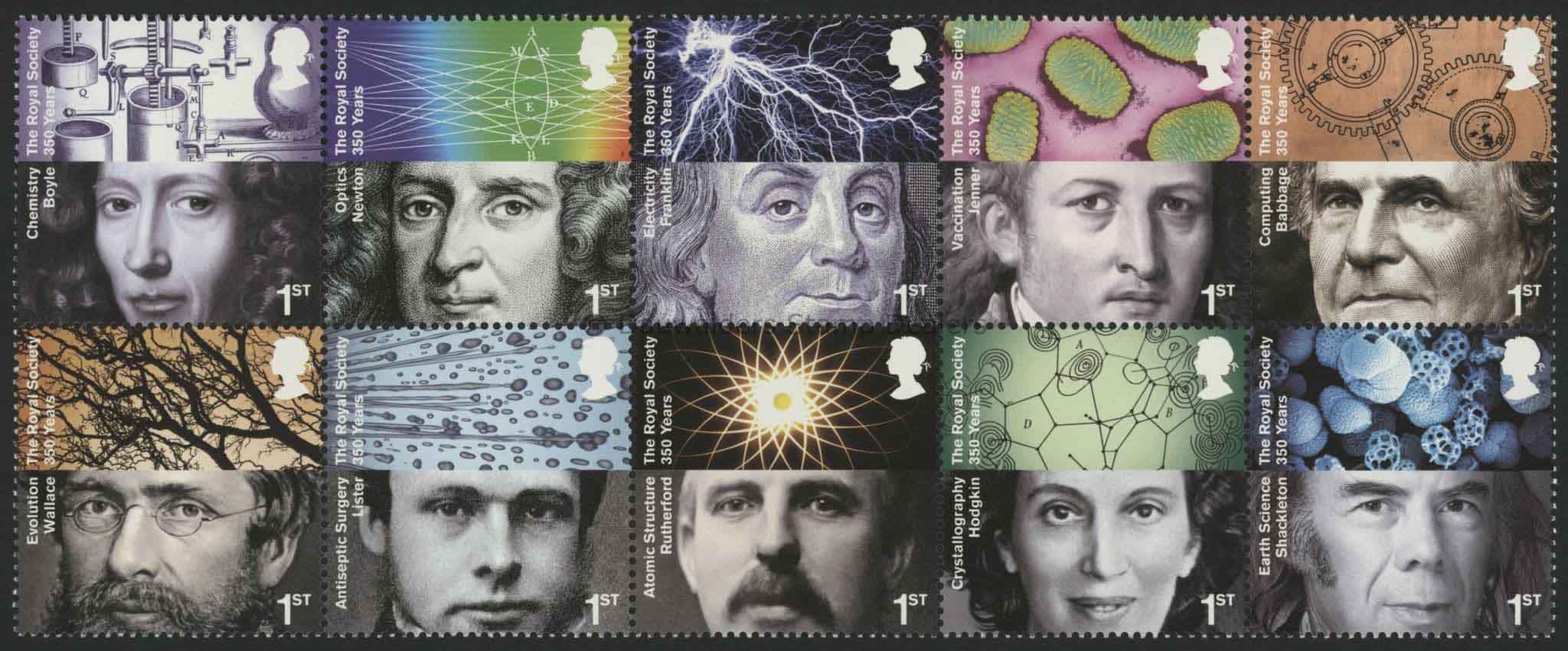 SG3026-3035 Set of 10 2010 Royal Society