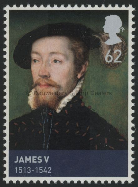 SG3050 62p King James V 2010 Kings and Queens House of Stewart 3rd Issue