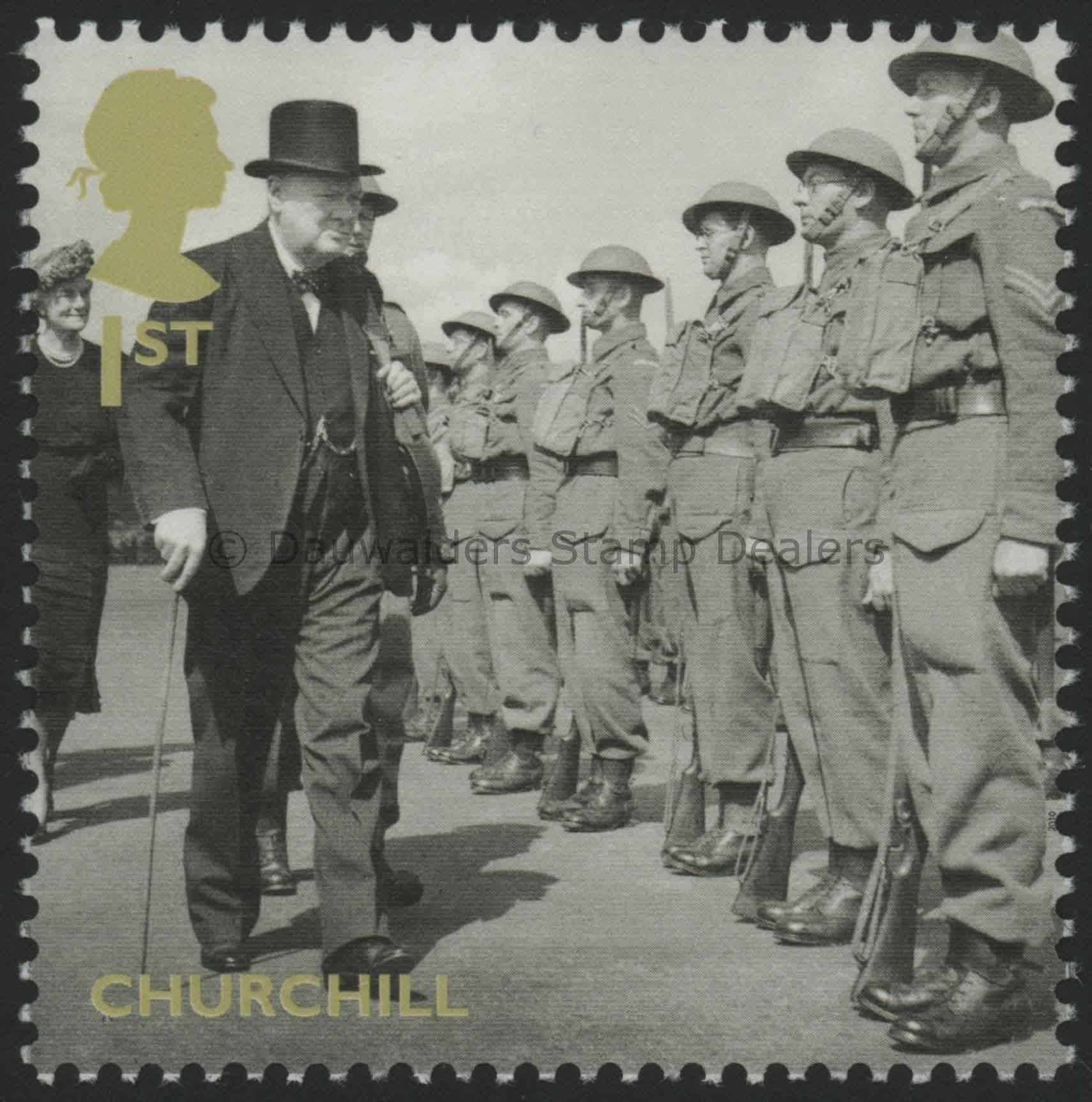 SG3074 1st Churchill 2010 British Alone (1st issue)