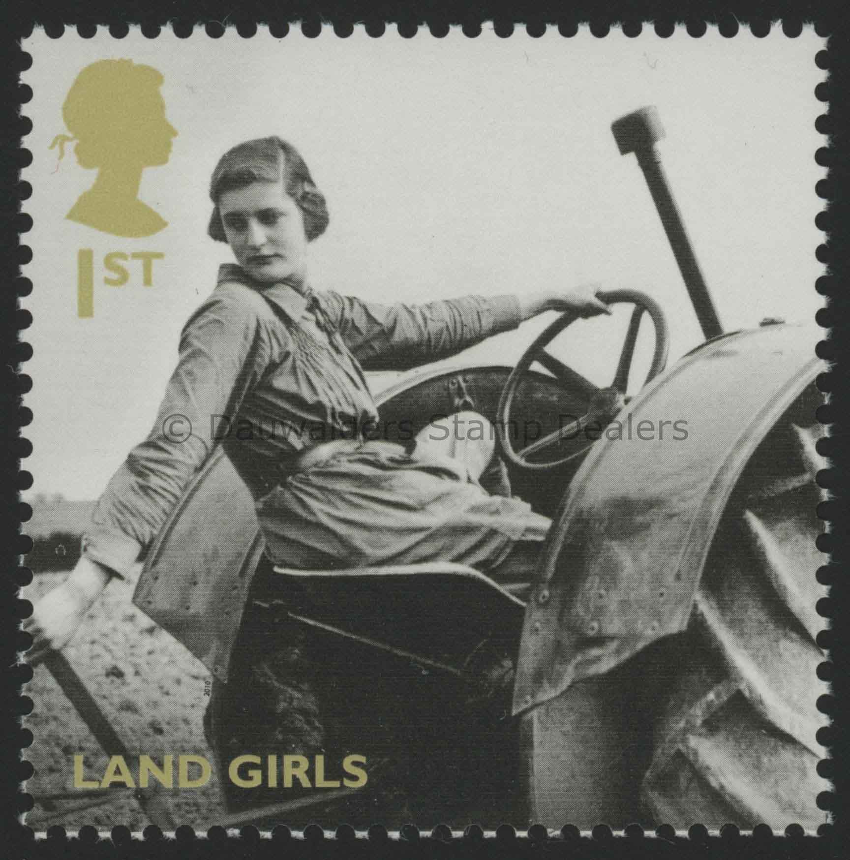 SG3075 1st Land Girls 2010 British Alone (1st issue)