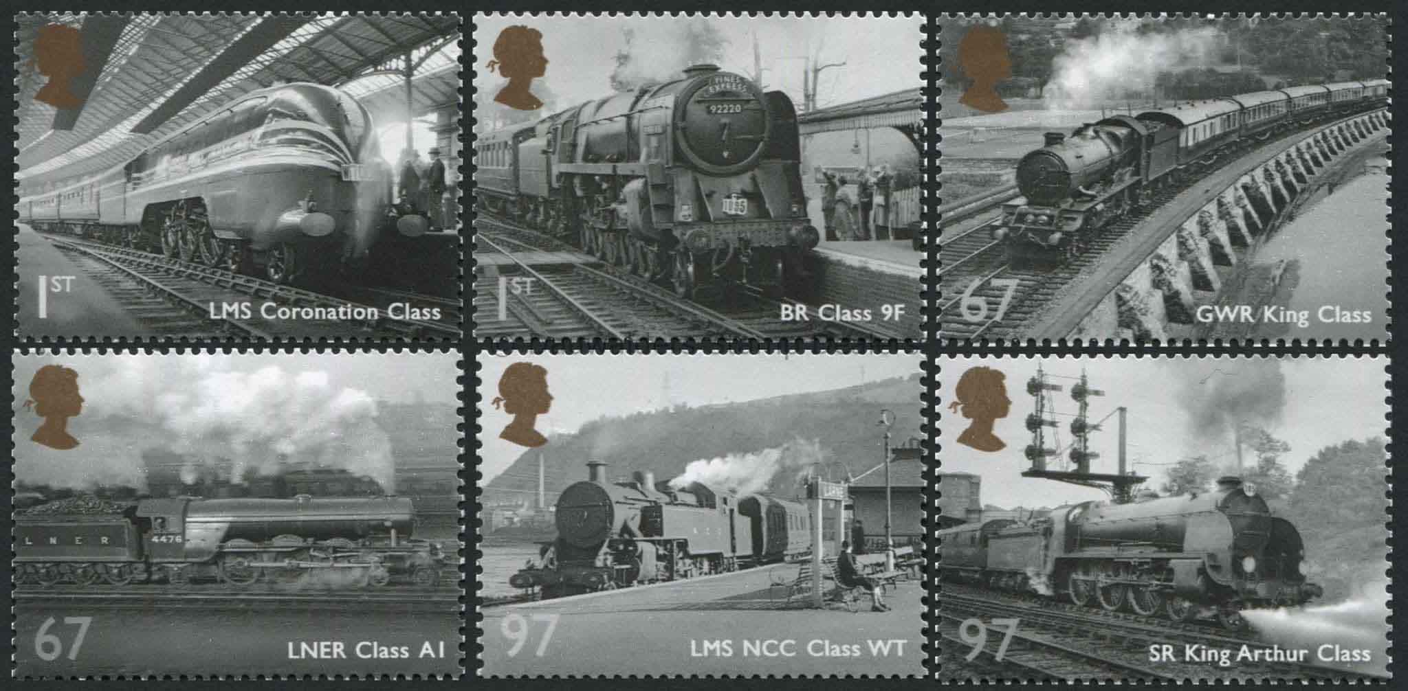 SG3109-3114 Set of 6 2010 Great British Railways