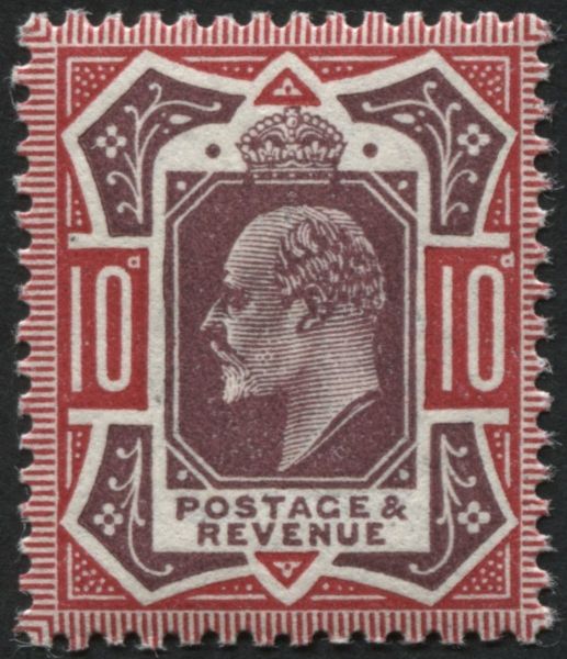 SG311 10d dull Purple and Carmine, U/M