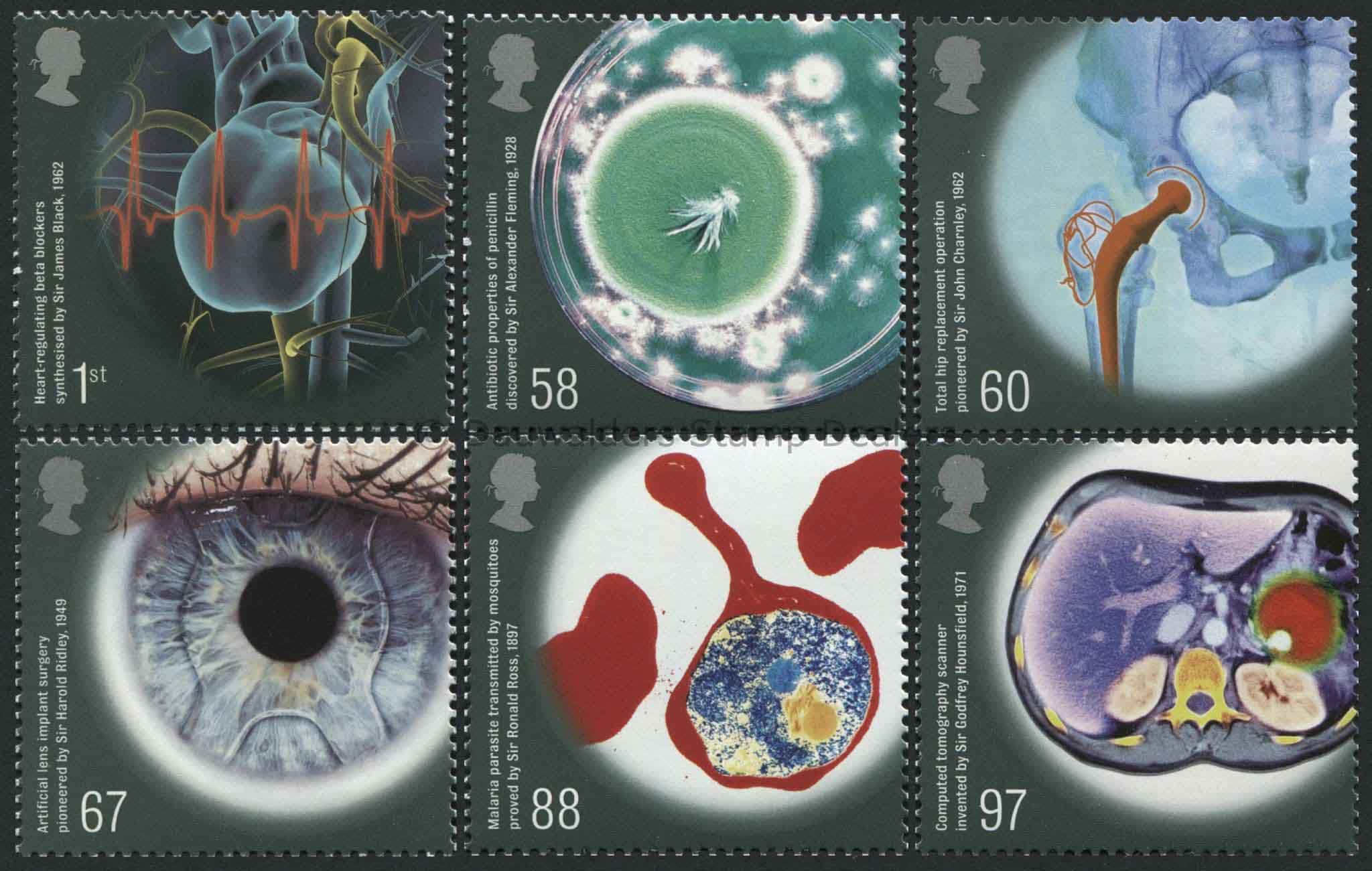 SG3115-3120 Set of 6 2010 Medical Breakthroughs