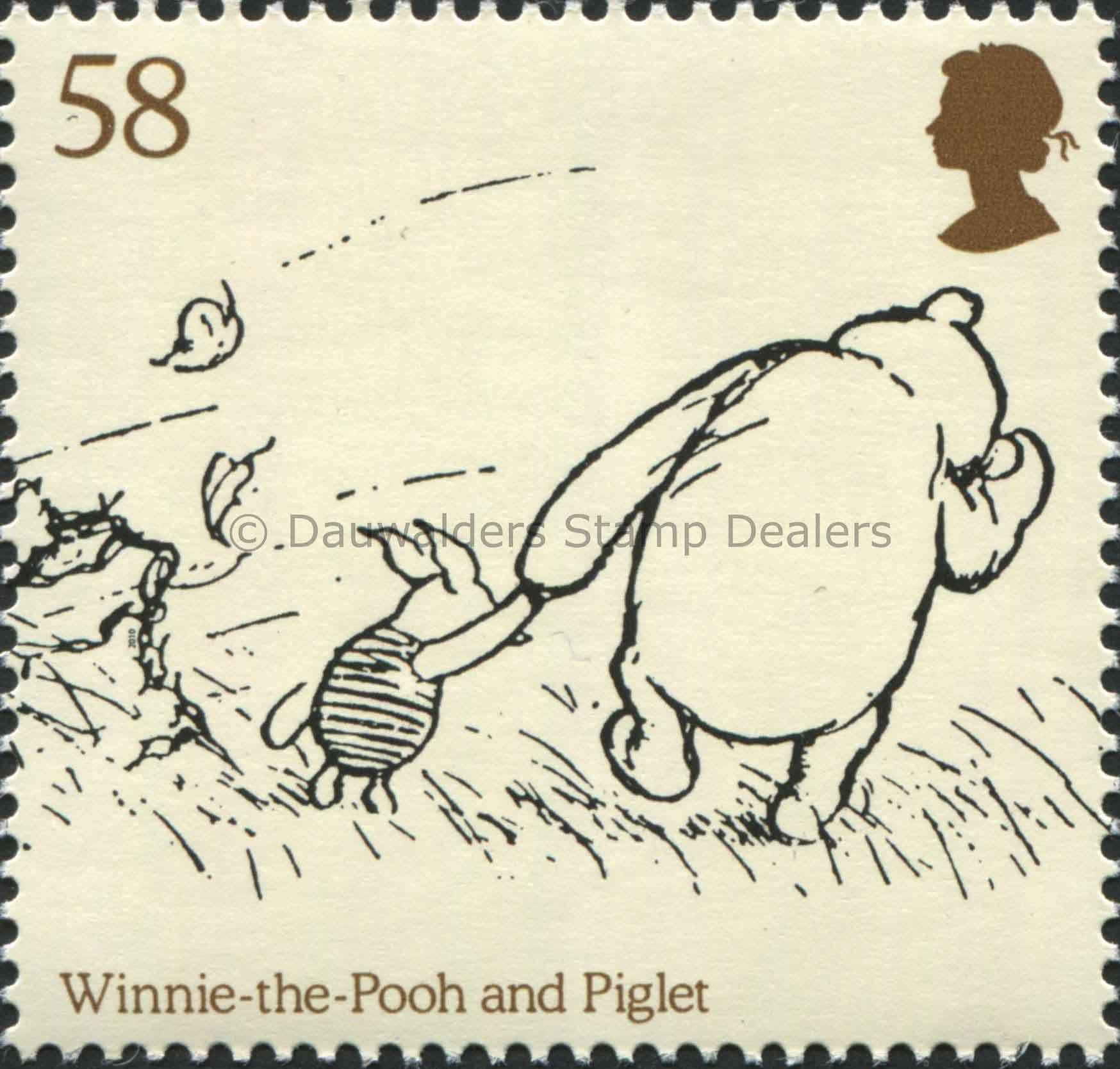 SG3122 58p Piglet 2010 Winnie the Pooh