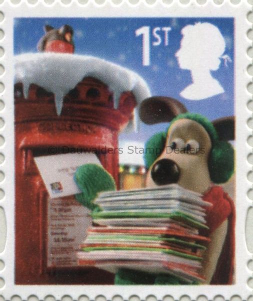 SG3129 1st Posting Cards S/A 2010 Christmas - Wallace and Gromit S/A