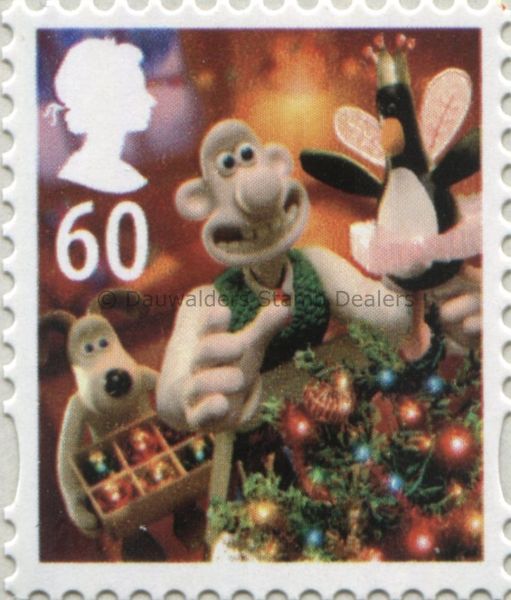 SG3131 60p Christmas Tree S/A 2010 Christmas - Wallace and Gromit S/A