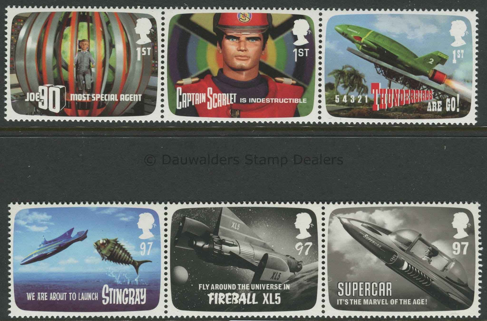 SG3136-3141 Set of 6 2011 Thunderbirds