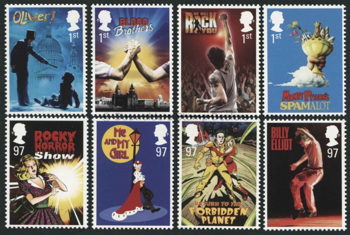 SG3145-3152 Set of 8 2011 Musicals