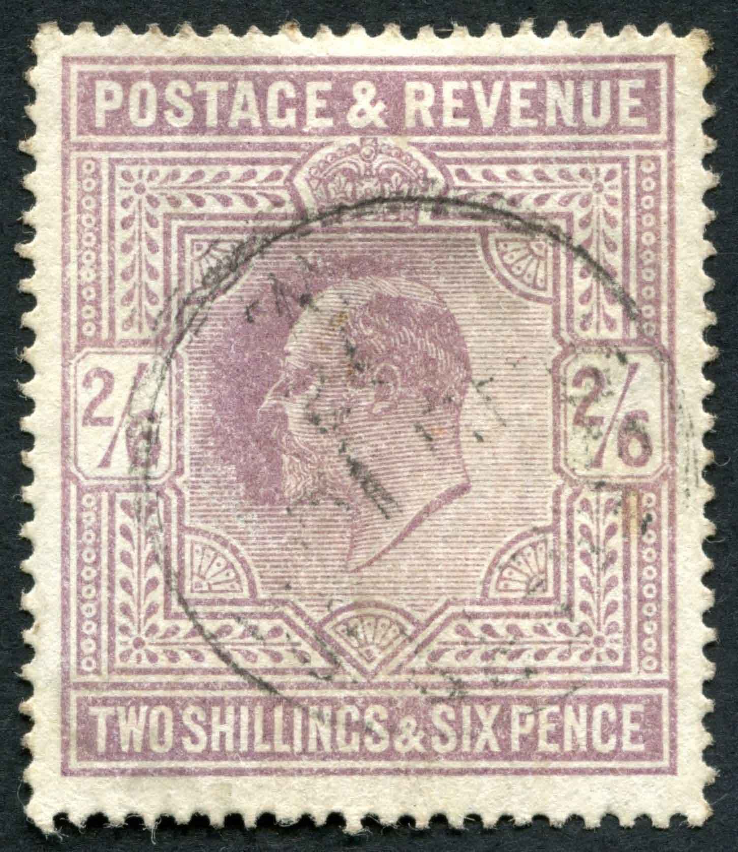 SG315 2/6d dull Greyish Purple well centred, very fine cds