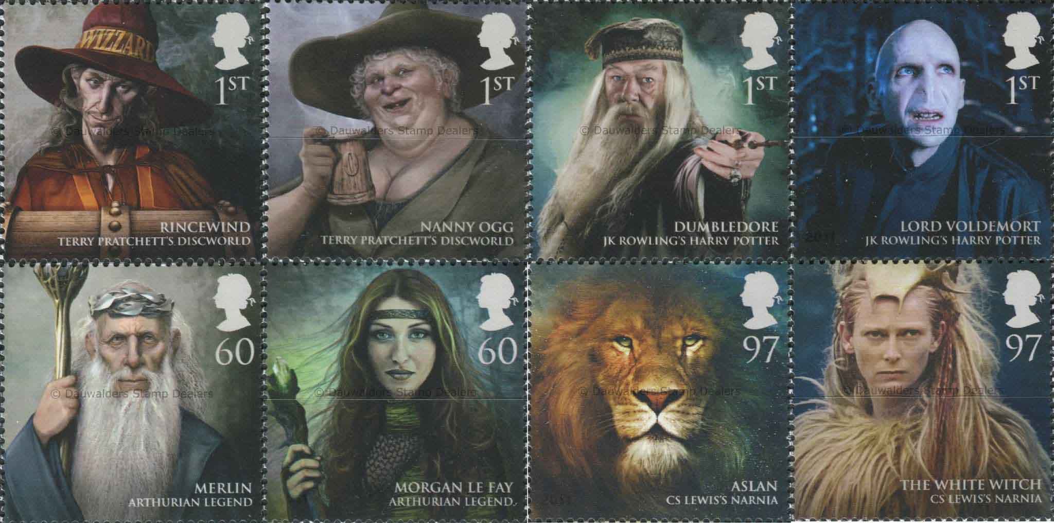 SG3154-3161 Set of 8 2011 Magical Realms