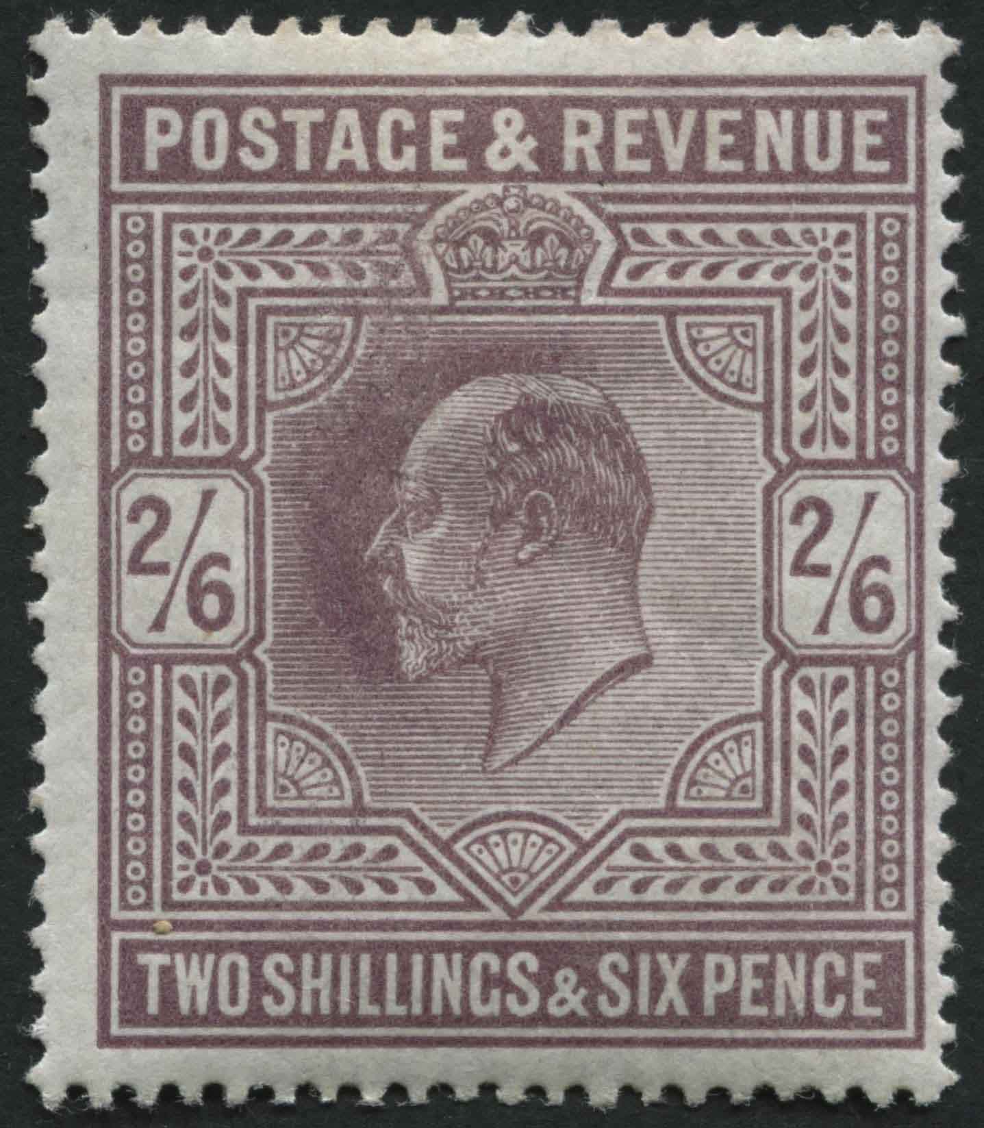 SG316 2/6d dull Reddish Purple, v fine mint