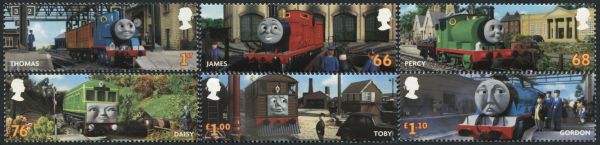 SG3187-3192 Set of 6 2011 Thomas the Tank Engine