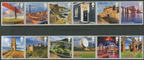 SG3230-3241 Set of 12 2011 UK A-Z