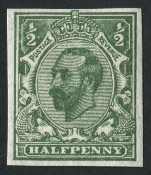 SG324var d Green, WMK multi cypher, IMPERF, 4 margins, U/M