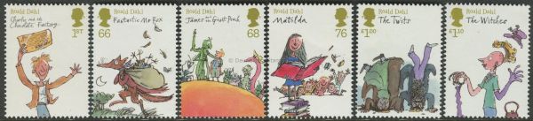 SG3254-3259 Set of 6 2012 Roald Dahl's