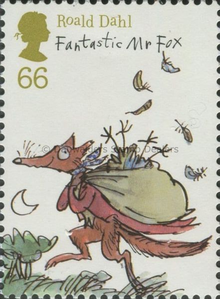 SG3255 66p Fantastic Mr Fox 2012 Roald Dahl's