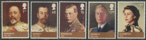 SG3265-3269 Set of 5 2012 House of Windsor