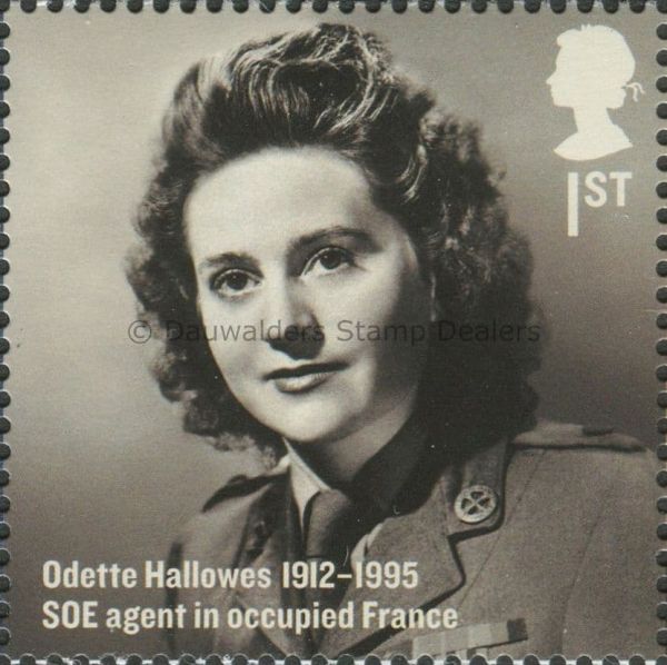 SG3276 1st Odette Hallowes (SOE agent) 2012 Britons of Distinction