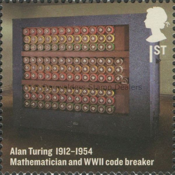 SG3281 1st Alan Turing (mathematician and code breaker) 2012 Britons of Distinction