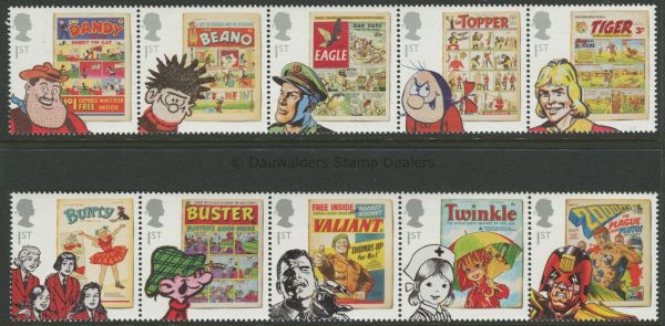 SG3284-3293 Set of 10 2012 Comics