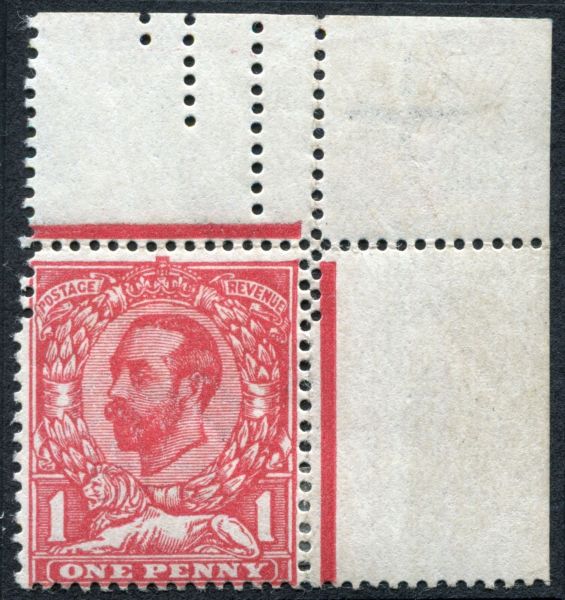 SG329 1d Type 1A U/M, has encroachment in both margins