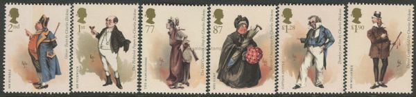 SG3330-3335 Set of 6 2012 Charles Dickens