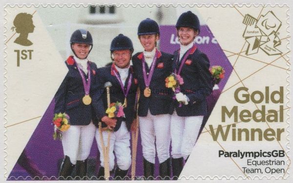 SG3396 Christiansen, Criddle, Pearson, Wells 2012 Paralympic Gold Medal Winners