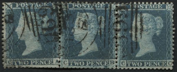 SG34 2d Blue CA-CC strip of 3, light cancel light trim