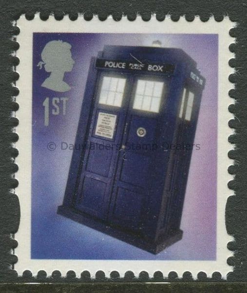 SG3452 1st Tardis Gummed 2013 Dr WHO