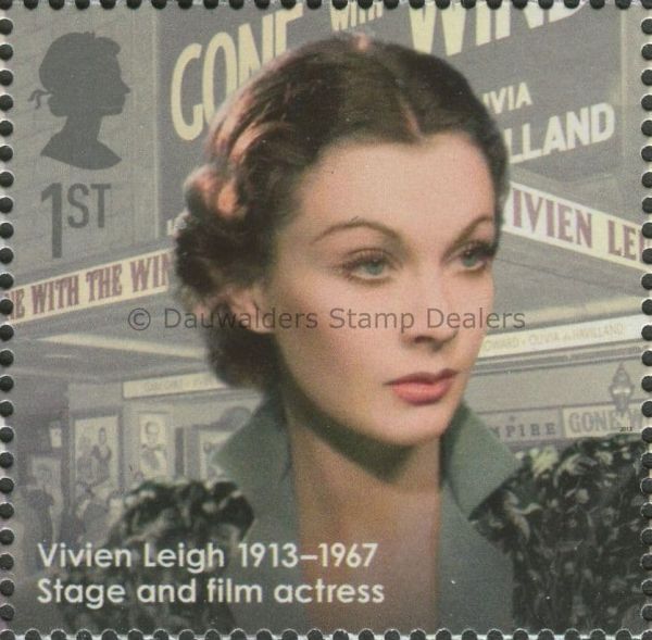 SG3454 1st Vivien Leigh 2013 Great Britons